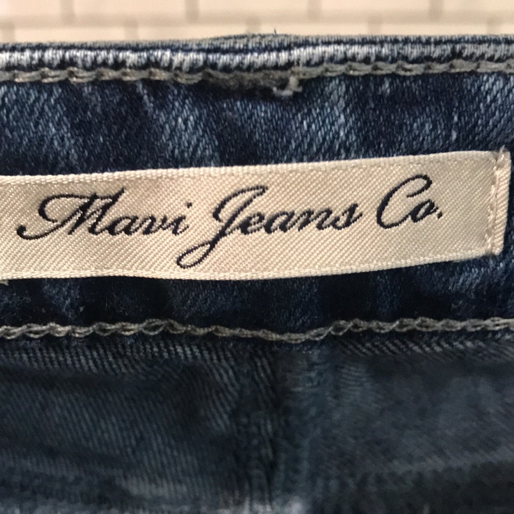 Mavis Boyfriend Jeans Womens 27 Blue Emma Raw Hem Caual Boho Designer Minimalist - Picture 2 of 11